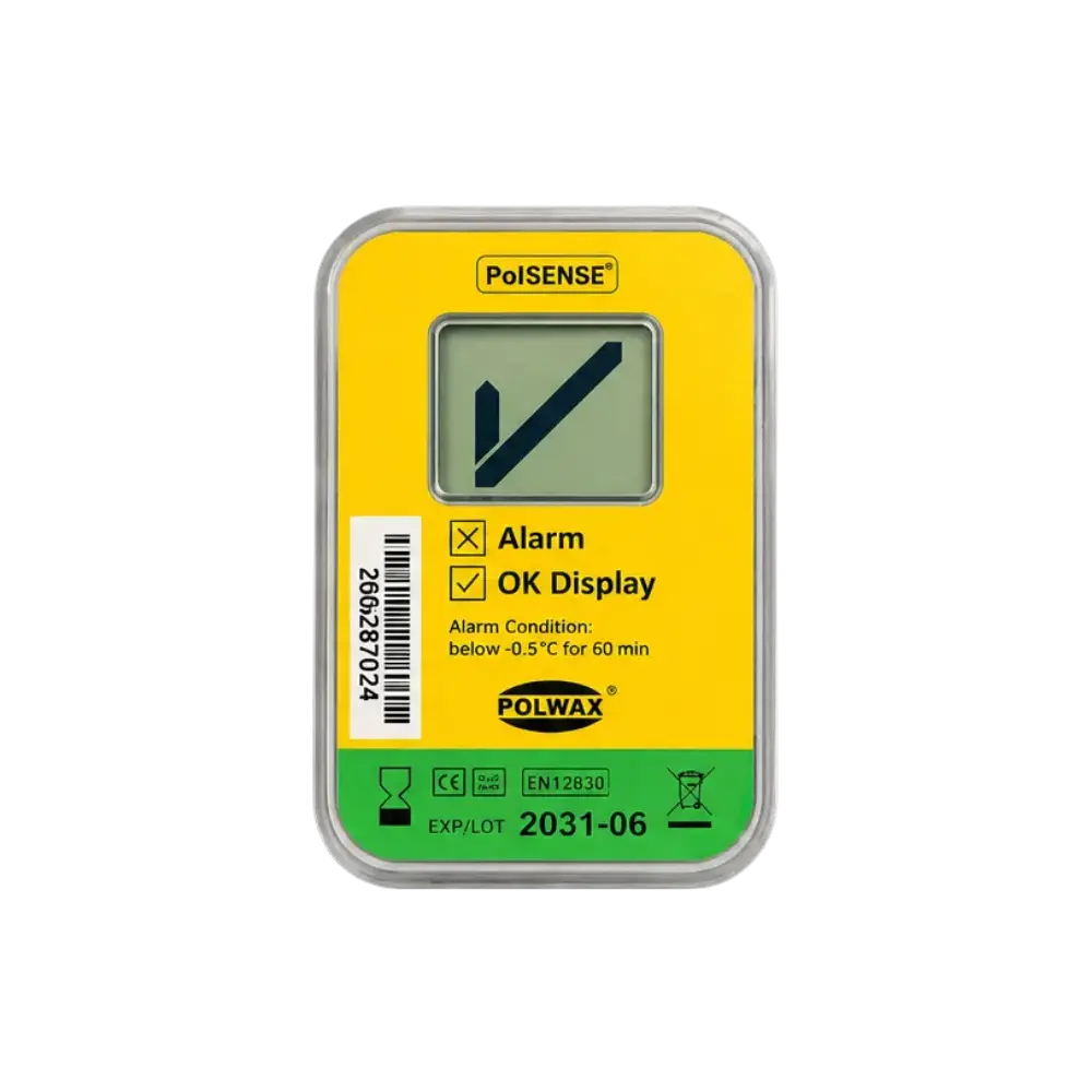 Polwax temperature indicator for pharmaceutical applications